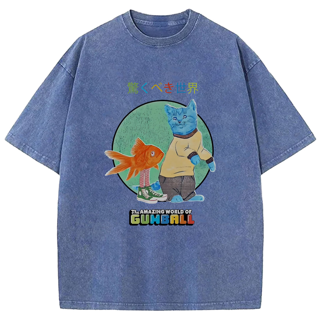 Amazing World Wash Crew Neck T-Shirt