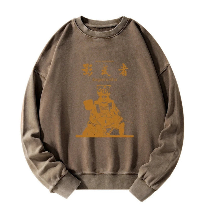 Japanese Shadow Samurai Washed Sweatshirt