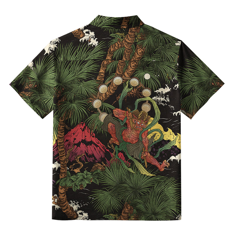Japanese Yokai Button-up Shirt