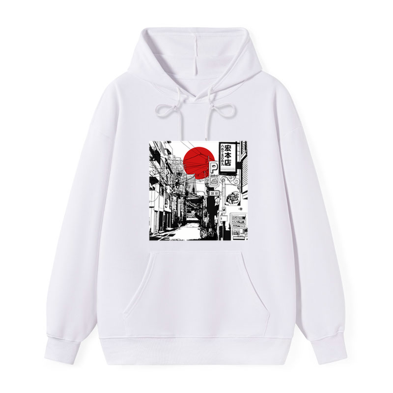 Sunrise On The Street Classic Hoodie