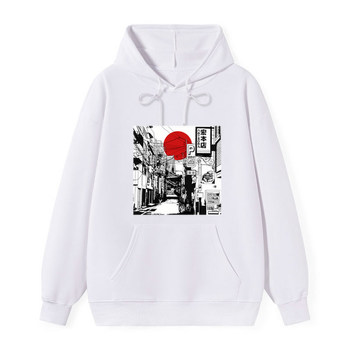 Sunrise On The Street Classic Hoodie