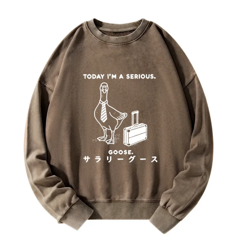 Hard Working Goose Washed Sweatshirt