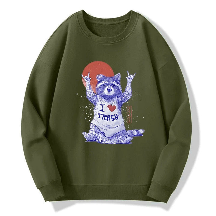 I love Trash Sweatshirt