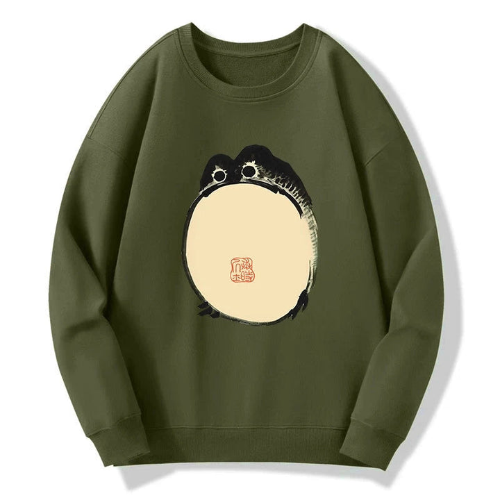 Grumpy Frog Japanese Sweatshirt