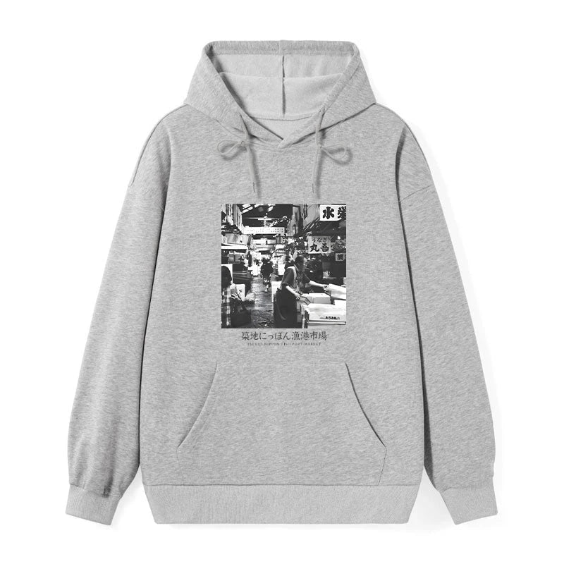 Tsukiji Fish Market Photo Classic Hoodie