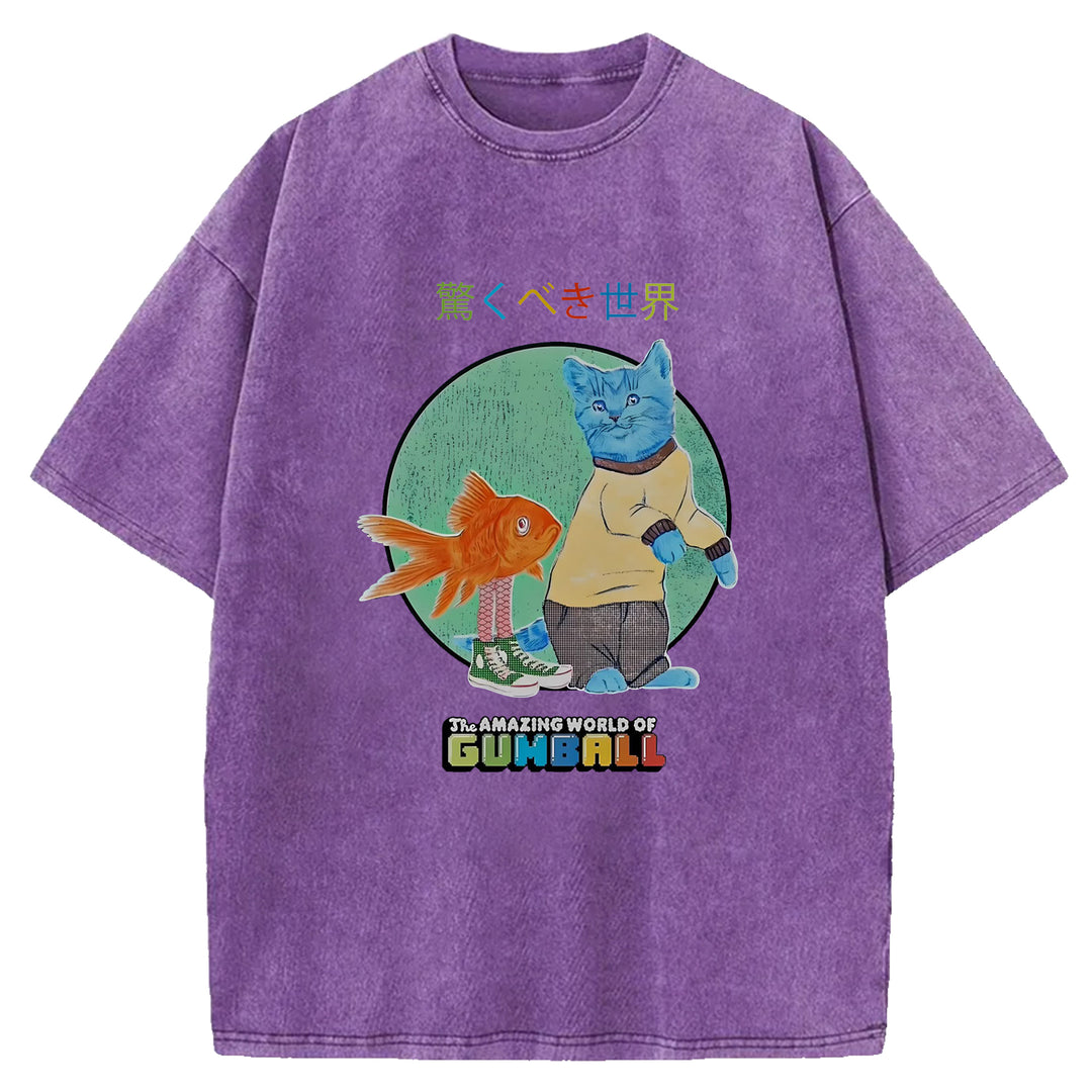 Amazing World Wash Crew Neck T-Shirt