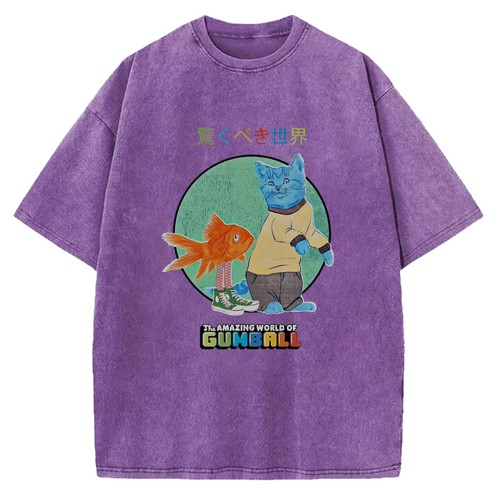Amazing World Wash Crew Neck T-Shirt