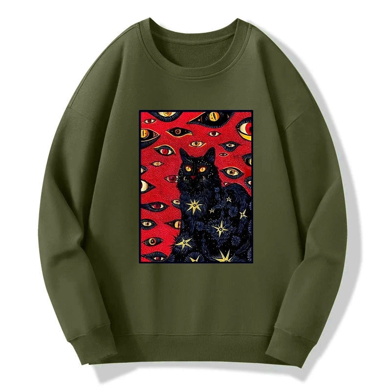 Mysterious Cat Sweatshirt