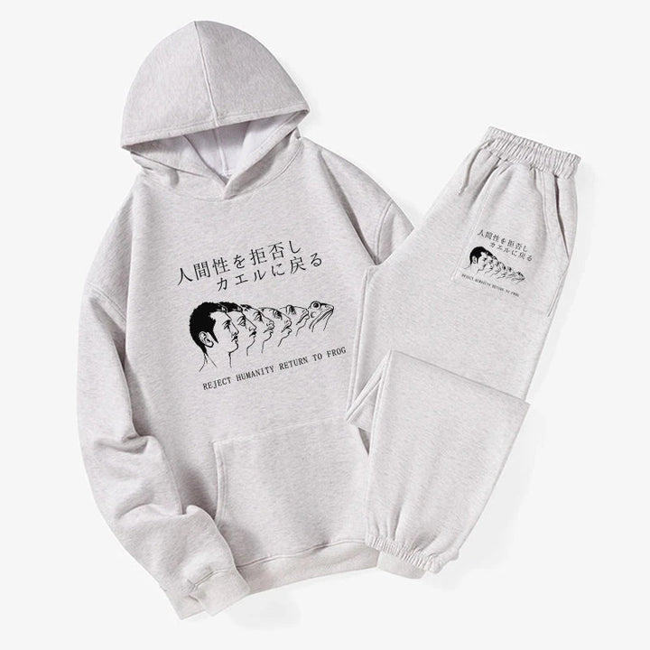 Return To Frog Fleece Lined Hoodie Set