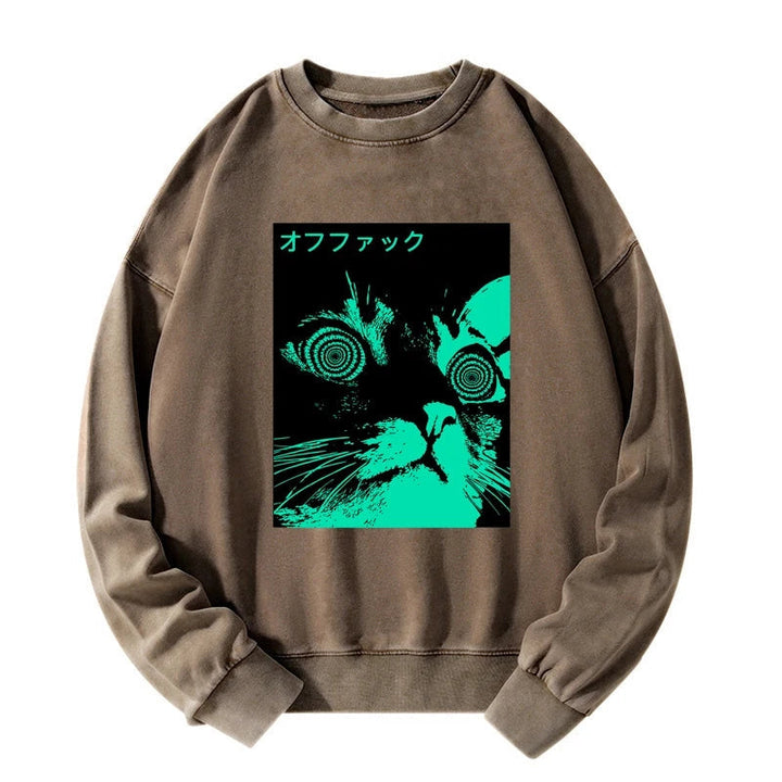 Cool Cat Japanese Washed Sweatshirt