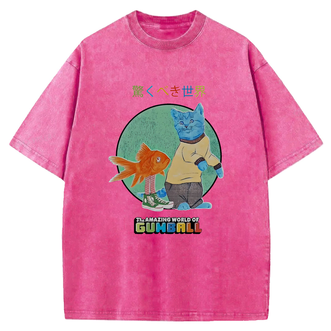 Amazing World Wash Crew Neck T-Shirt