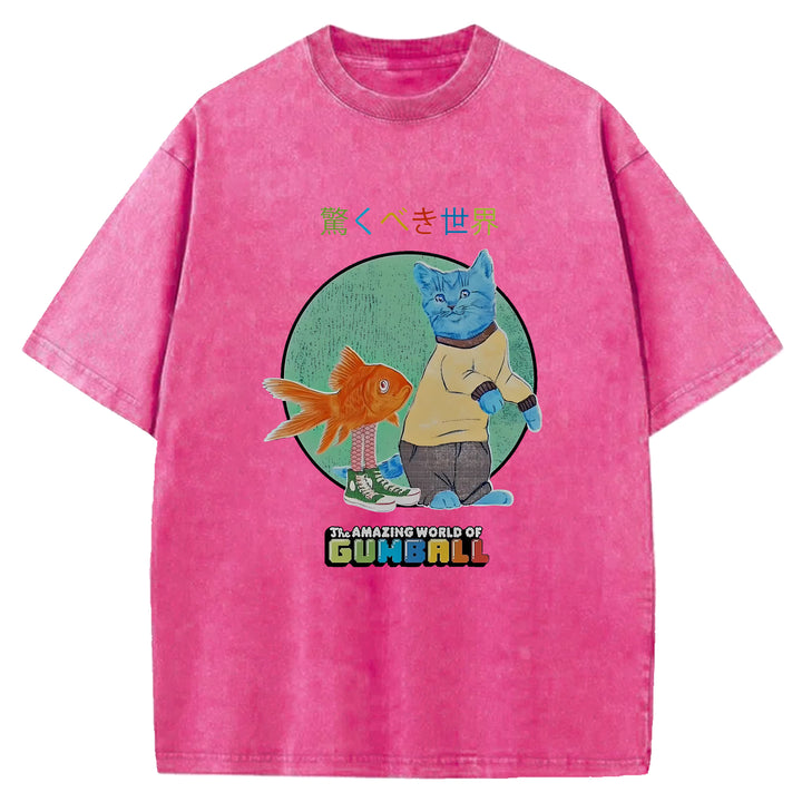 Amazing World Wash Crew Neck T-Shirt