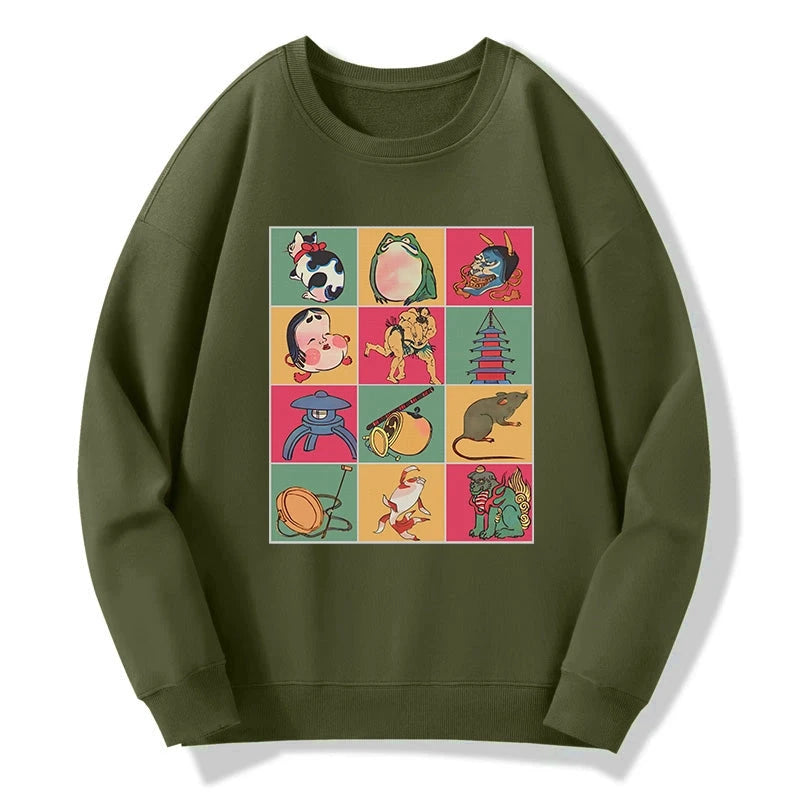 Japanese Characteristic Goods Sweatshirt