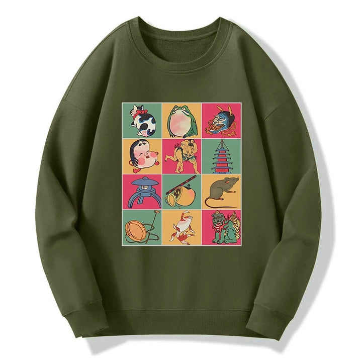 Japanese Characteristic Goods Sweatshirt