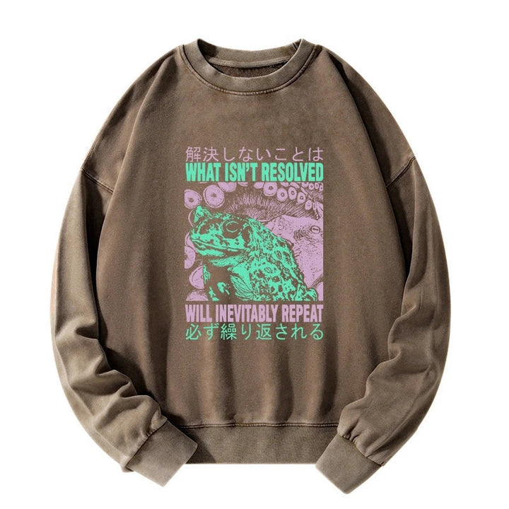 What Ist Resolved Forg Washed Sweatshirt