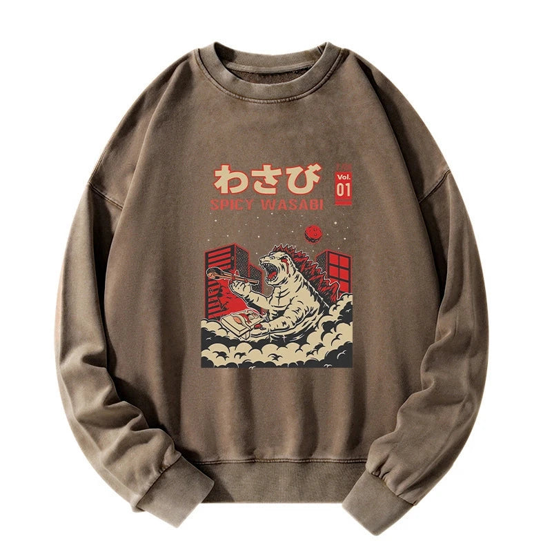 Spicy Wasabi Washed Sweatshirt