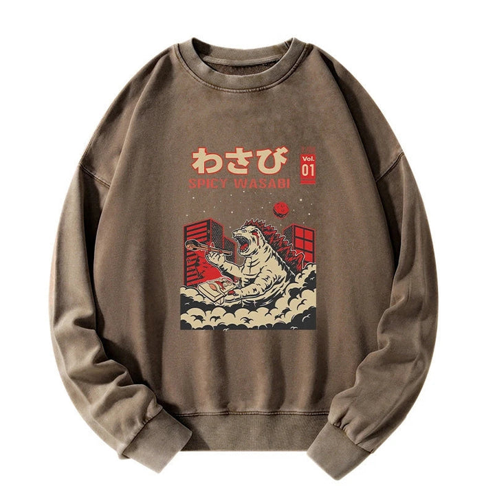 Spicy Wasabi Washed Sweatshirt