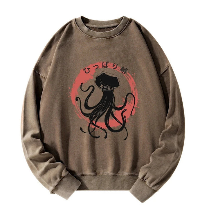 Vintage Octopus Japanese Washed Sweatshirt