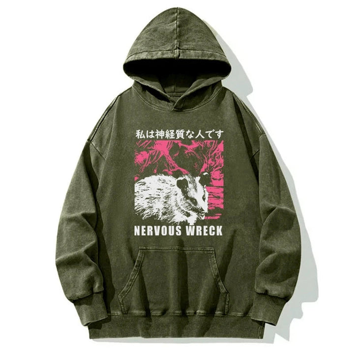 Nervous Wreck Washed Hoodie