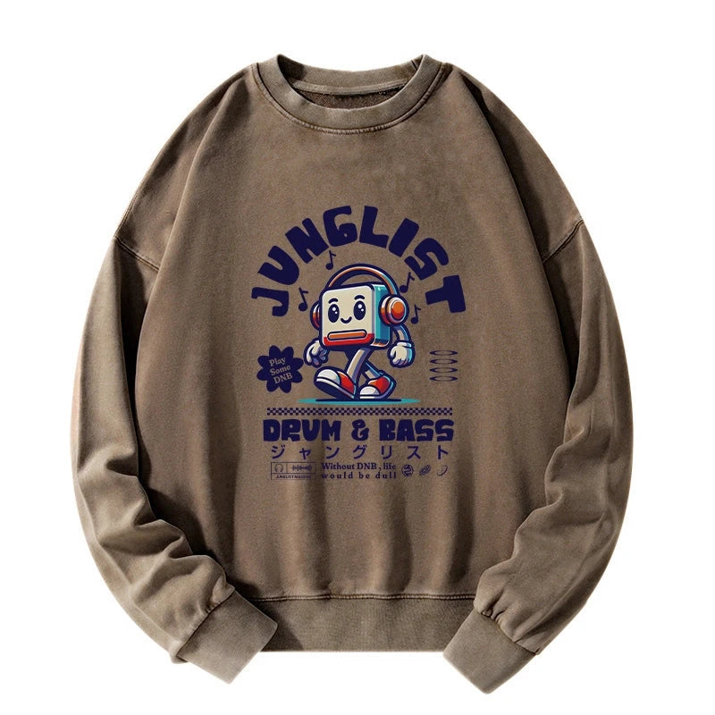 Junglist DNB Japan Washed Sweatshirt