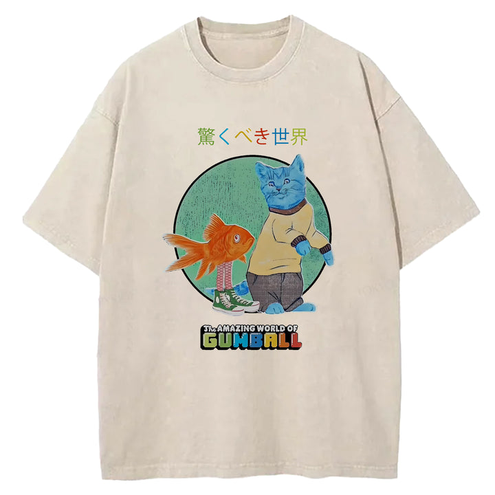 Amazing World Wash Crew Neck T-Shirt