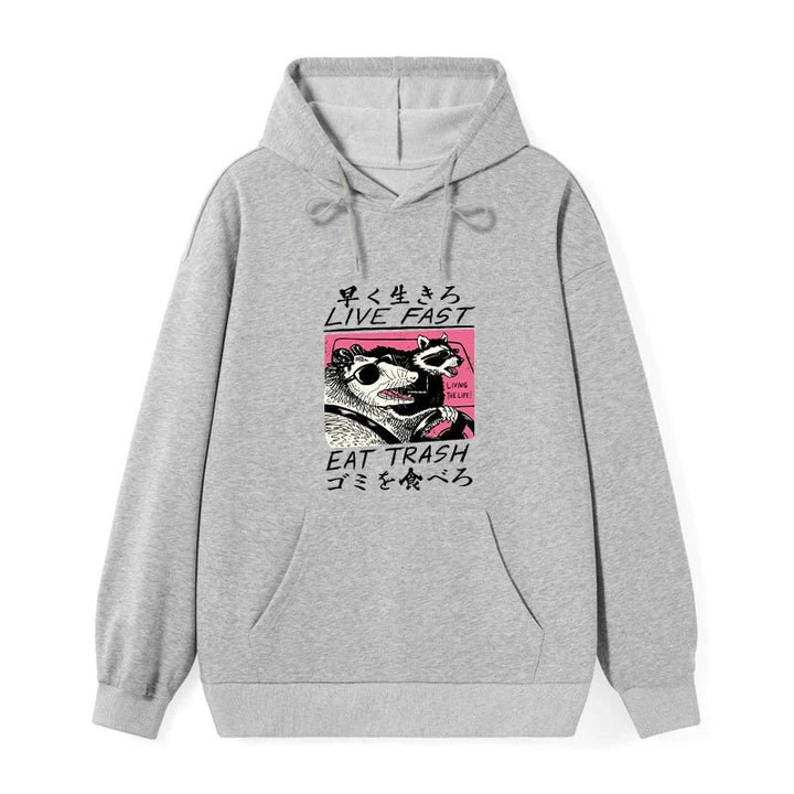 Live Fast Eat Trash Classic Hoodie