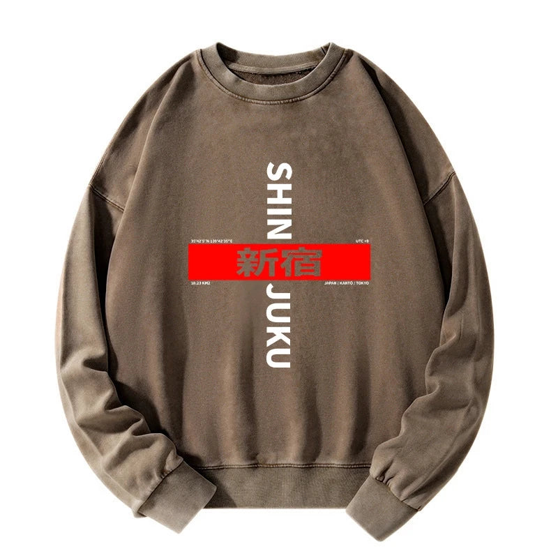 Shinjuku Prefecture Japan Washed Sweatshirt