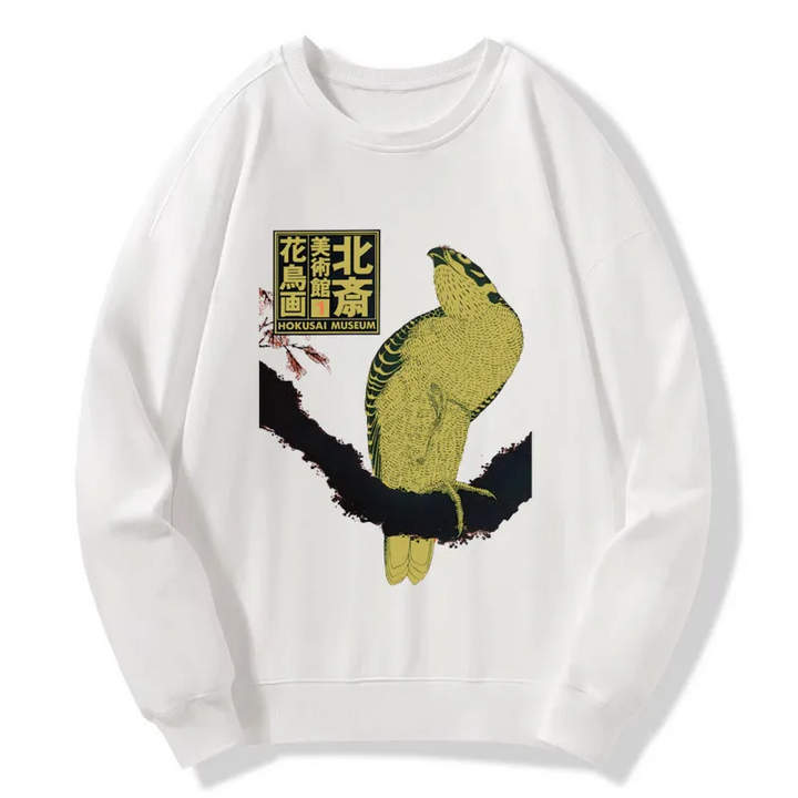 Hokusai Museum Flower And Bird Sweatshirt