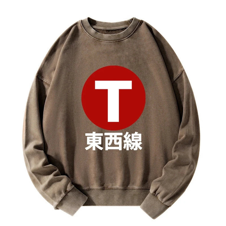 Tozai Line Kyoto Washed Sweatshirt