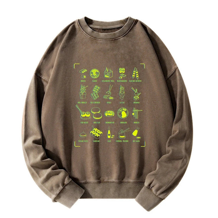 Tokyo Cuisine Washed Sweatshirt