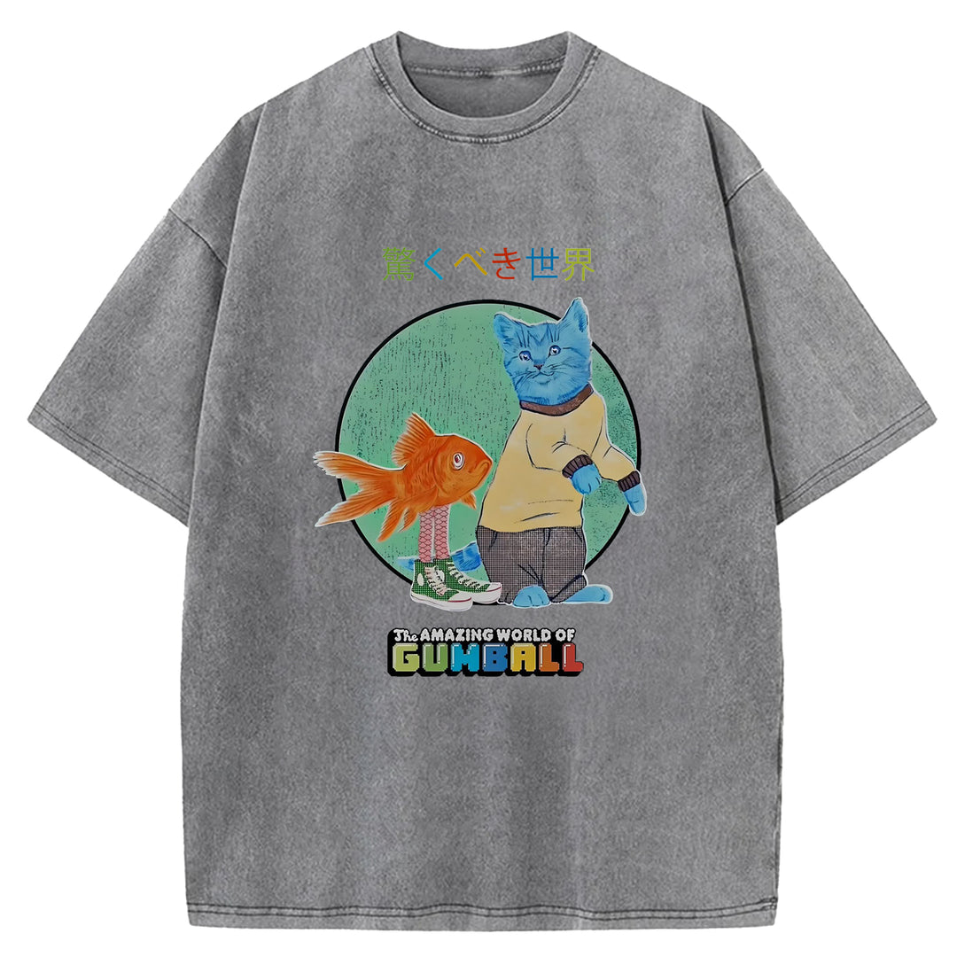 Amazing World Wash Crew Neck T-Shirt