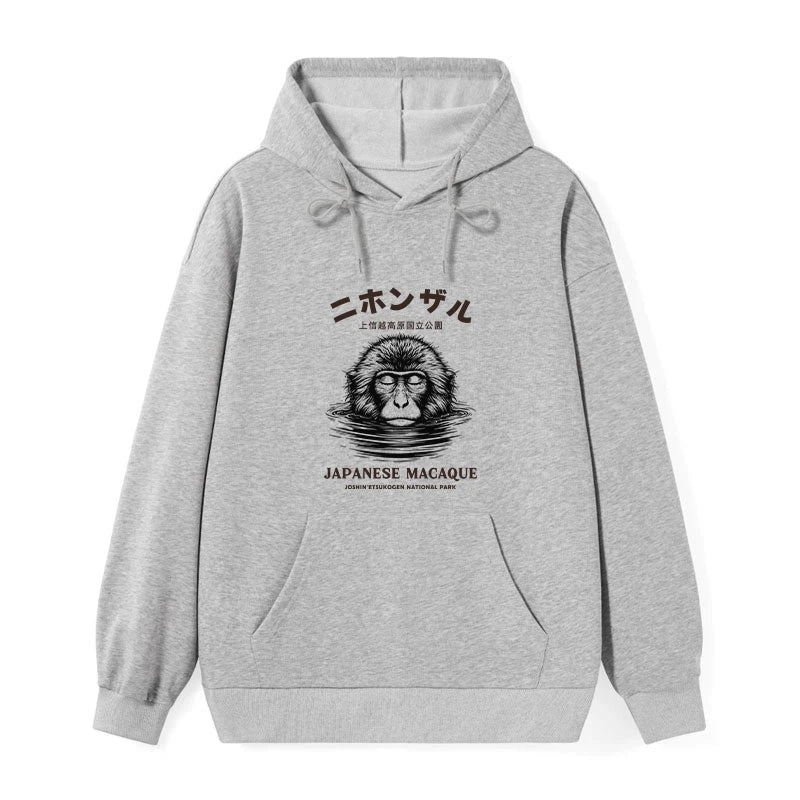 The Macaque Monkey In The Bath Japanese Classic Hoodie