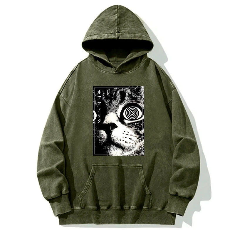 Scary Cat Japan Washed Hoodie
