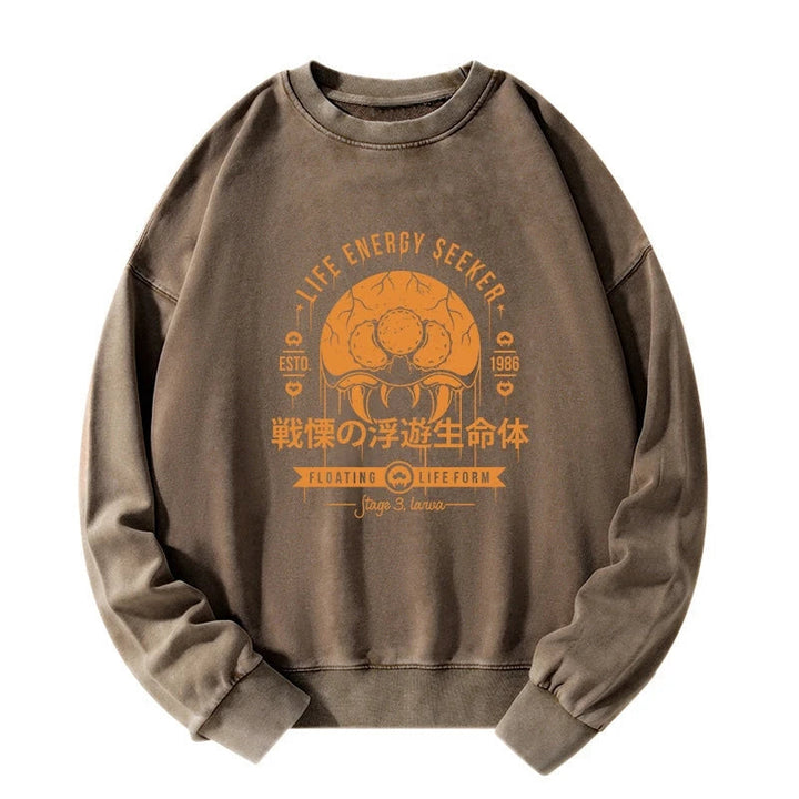 The Dangerous Larva Washed Sweatshirt