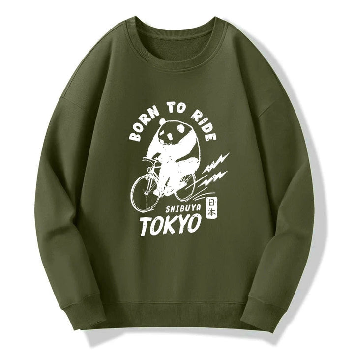 Pandas Ride Bicycles Sweatshirt