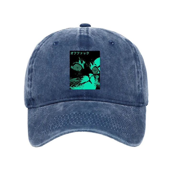 Cool Cat Japanese Washed Cap