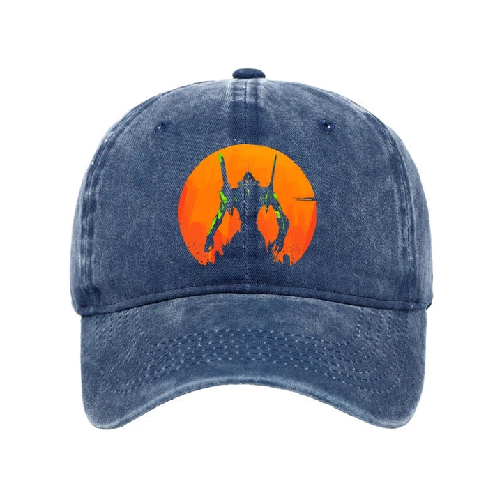 Robot Warrior Vintage Washed Cap