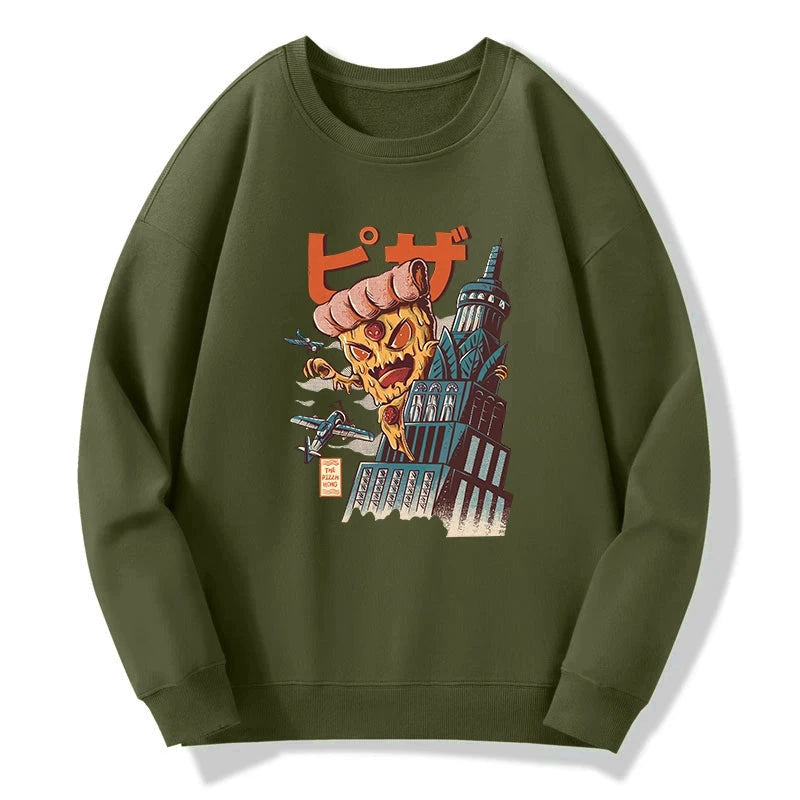Great Pizza Kaiju Japanese Sweatshirt