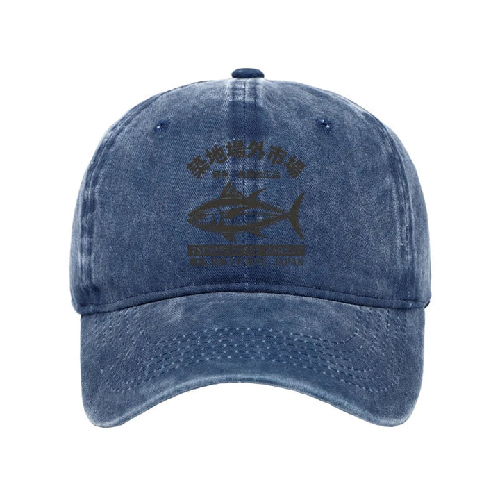 Sakana Tsukiji Fish Market Washed Cap