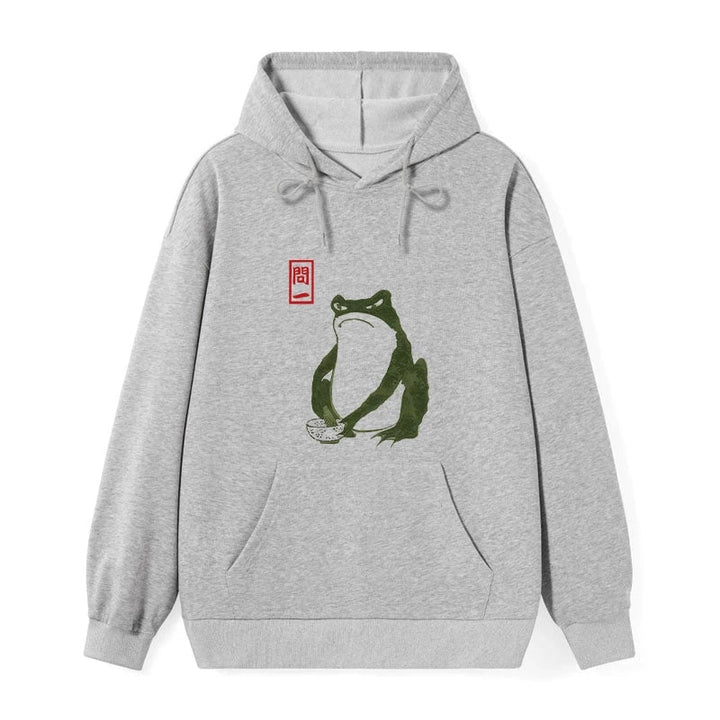Woodblock Print Frog Classic Hoodie