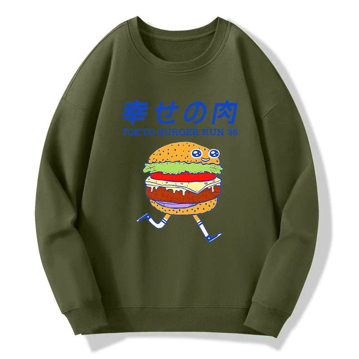 Tokyo Burger Run Japanese Sweatshirt