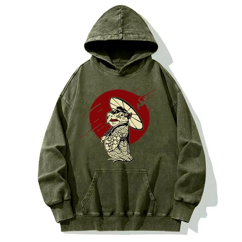 Frog Monster Washed Hoodie