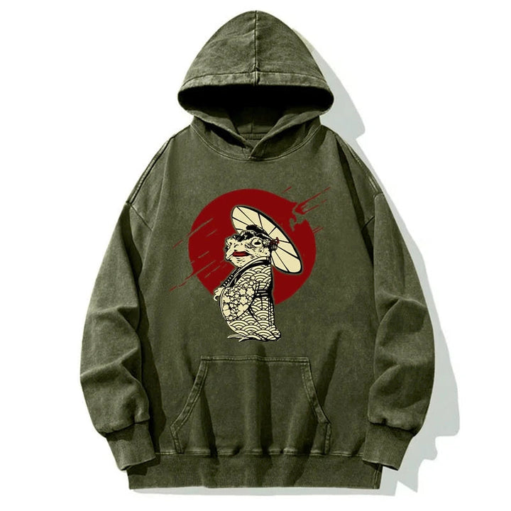 Frog Monster Washed Hoodie