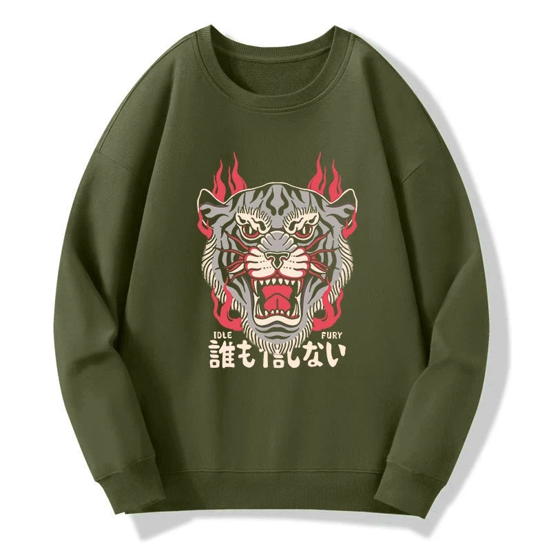 Retro Tiger Japanese Sweatshirt