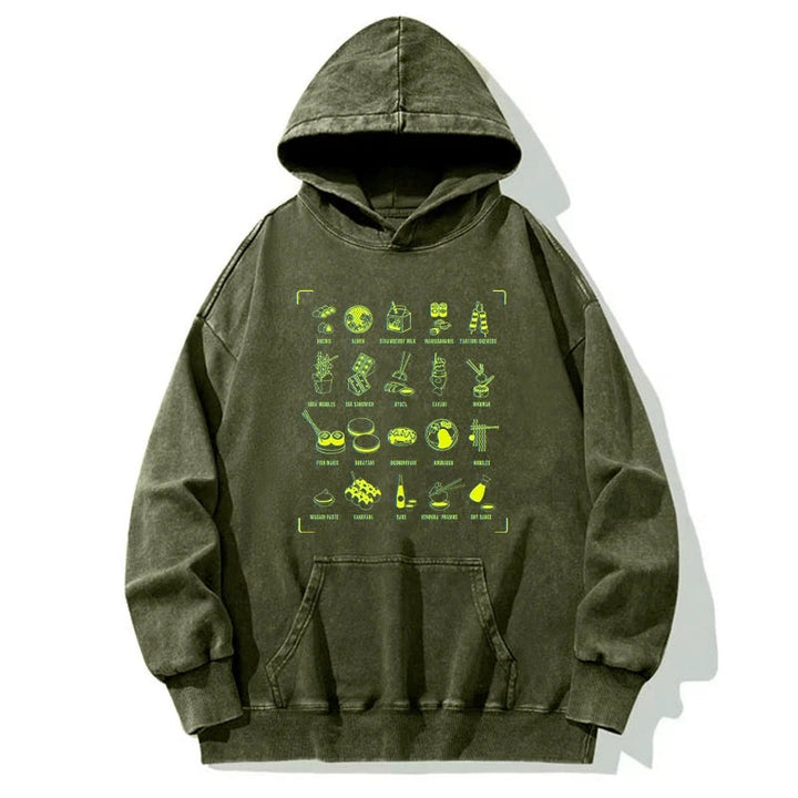 Tokyo Cuisine Washed Hoodie