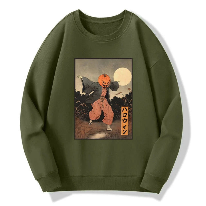 Japanese Pumpkin Monster Sweatshirt
