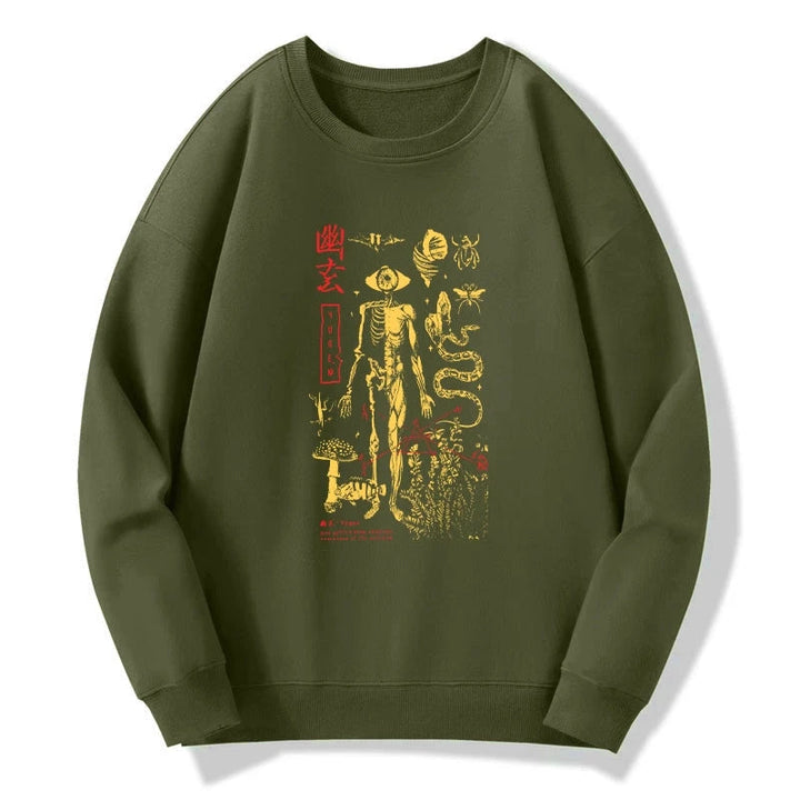 Spooky Ghost Japanese Sweatshirt