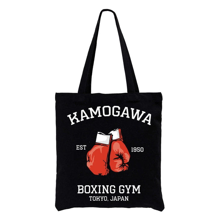 Retro Boxing Gloves Manga Anime Tote Bag