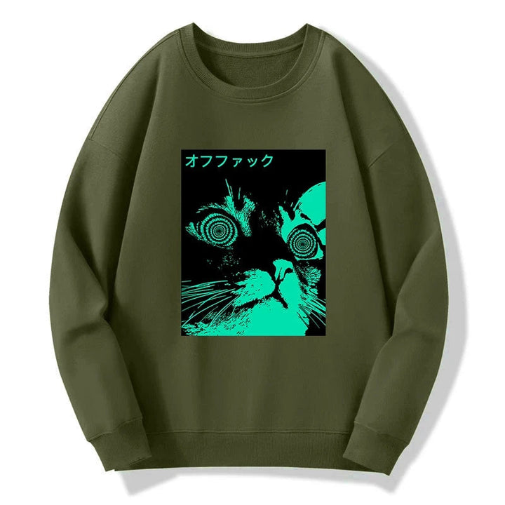 Cool Cat Japanese Sweatshirt