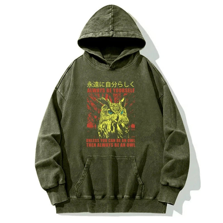 Always Be Yourself Japanese Washed Hoodie